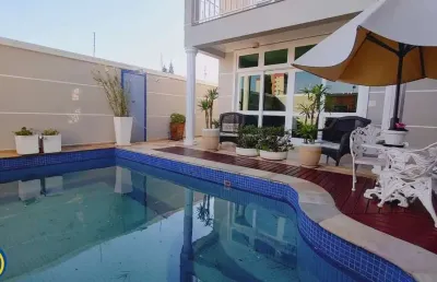 Sobrado com 4 suítes edicula e piscina - solar do itamaraca indaiatuba