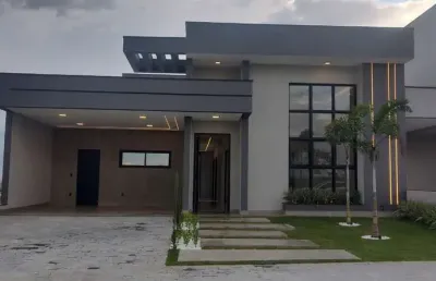 Casa de alto padrão em condomínio no jardim residencial dona maria candida - indaiatuba-sp: 3 suítes, 2 salas, 4 banheiros, 4 vagas, 200m².