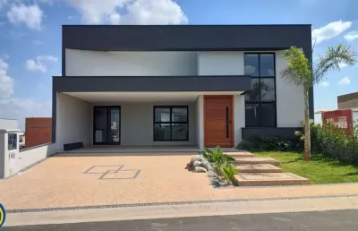Casa de alto padrão em condomínio no jardim residencial dona maria candida, indaiatuba-sp: 3 suítes, 2 salas, 5 banheiros, 4 vagas, 187m².