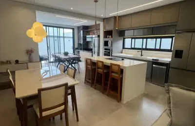 Sobrado no condomínio jardins do império: 3 suítes, área gourmet, 147,08m² e planejados. aproveite!
