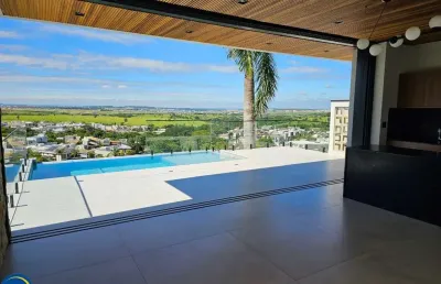 Casa de alto padrão à venda no jardim vila paradiso ? indaiatuba/sp | 4 suítes, piscina com vista panorâmica