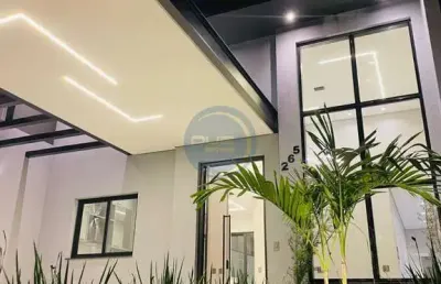 Casa de luxo no condomínio vila itu jardins do império - indaiatuba sp: 3 quartos, suíte, móveis planejados e área gourmet