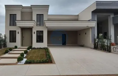 Luxuosa casa em condomínio à venda em indaiatuba-sp  3 quartos, 3 suítes, 2 salas, 4 banheiros, 4 vagas, 188m²  imperdível!