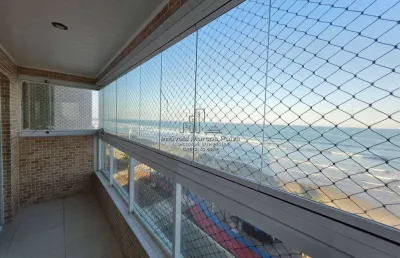 Apartamento no prédio frente ao mar mais procurado de mongaguá