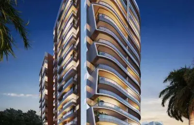 Apartamento com 4 dormitórios à venda, 320 m² por r$ 5.700.000,00 - praia do morro - guarapari/es