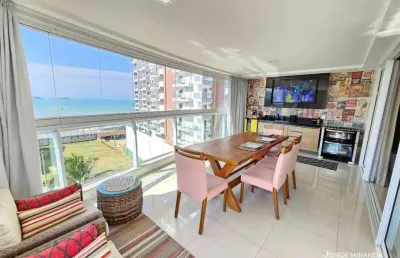 Apartamento com 3 dormitórios à venda por r$ 1.850.000,00 - prainha de muquiçaba - guarapari/es