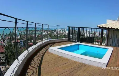 Cobertura com 4 suítes à venda em enseada azul - guarapari/es