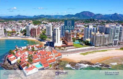 Solar do porto - vista mar parcial - praia do morro - guarapari/es