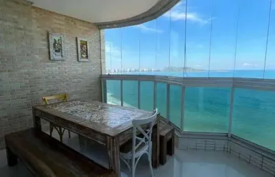 Apartamento com 3 quartos frente mar à venda na praia do morro - guarapari