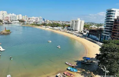 Apartamento com 3 quartos frente p/ mar à venda na prainha de muquiçaba - guarapari/es