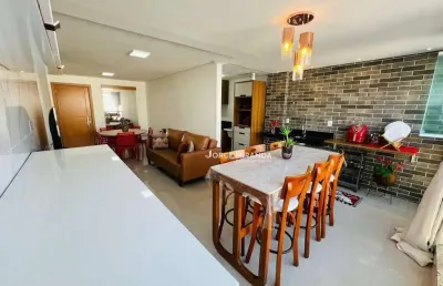 Apartamento com 2 dormitórios à venda, 75 m² por r$ 700.000,00 - praia do morro - guarapari/es