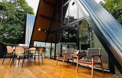 Chalé com 2 dormitórios à venda por r$ 1.000.000 - buenos aires - guarapari/es