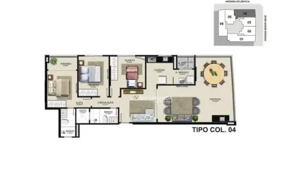 Apartamento com 3 dormitórios à venda por r$ 1.050.000,00 - praia do morro - guarapari/es