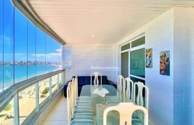 Apartamento com 4 dormitórios à venda por r$ 2.500.000 - praia do morro - guarapari/es