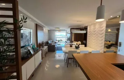 Apartamento com 3 dormitórios à venda, 107 m² por r$ 1.200.000,00 - muquiçaba - guarapari/es