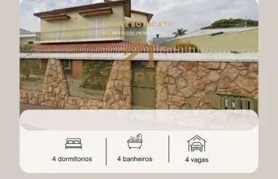 Casa com 4 quartos à venda na Chácara Floresta, Botucatu 