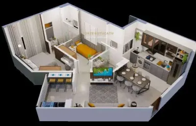 Apartamento com 2 quartos à venda no Conjunto Habitacional Engenheiro Francisco Blasi, Botucatu 