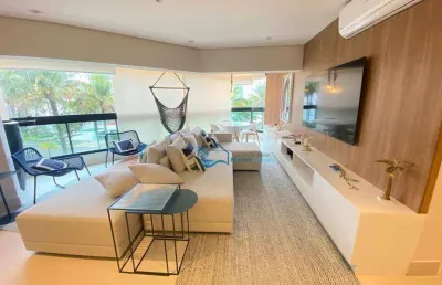 Apartamento com 4 dormitórios à venda, 170 m² por r$ 4.500.000,00 - riviera módulo 3 - bertioga/sp