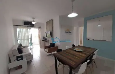 Apartamento com 2 dormitórios para alugar, 74 m² por r$ 7.900,00/mês - riviera módulo 6 - bertioga/sp