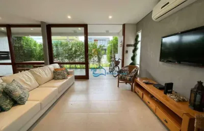 Village com 4 dormitórios para alugar, 225 m² por r$ 2.800,00/dia - riviera módulo 24 - bertioga/sp