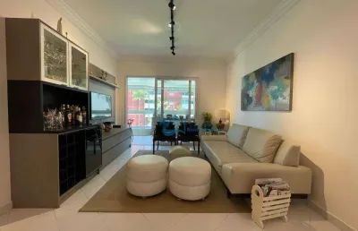 Apartamento com 3 dormitórios para alugar, 115 m² por r$ 3.000,00/dia - riviera módulo 02 - bertioga/sp