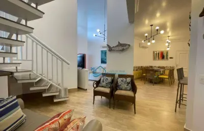 Apartamento com 4 dormitórios para alugar, 257 m² por r$ 2.500,00/dia - riviera módulo 2 - bertioga/sp