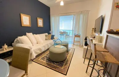 Apartamento com 3 dormitórios para alugar, 106 m² por r$ 1.600,00/dia - riviera - módulo 8 - bertioga/sp