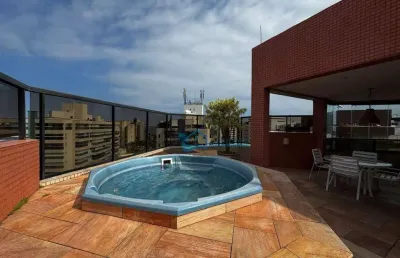 Cobertura com 3 dormitórios para alugar, 204 m² por r$ 12.000,00/mês - riviera módulo 6 - bertioga/sp