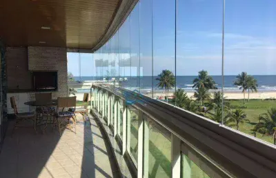 Apartamento com 4 dormitórios para alugar, 197 m² por r$ 30.000,00/mês - riviera - módulo 7 - bertioga/sp