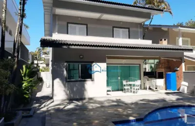 Casa com 4 dormitórios para alugar, 300 m² por r$ 2.500,00/dia - riviera módulo 18 - bertioga/sp