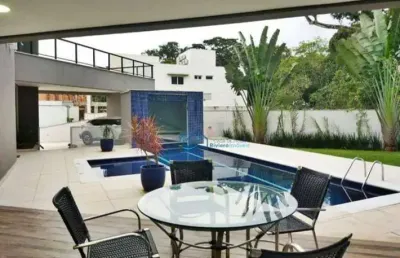 Casa com 4 dormitórios à venda, 390 m² por r$ 5.800.000,00 - riviera - módulo 24 - bertioga/sp