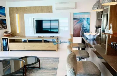 Apartamento com 3 dormitórios à venda, 158 m² por r$ 3.700.000,00 - riviera módulo 8 - bertioga/sp