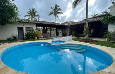 Casa com 6 dormitórios à venda, 396 m² por r$ 9.800.000,00 - riviera módulo 5 - bertioga/sp