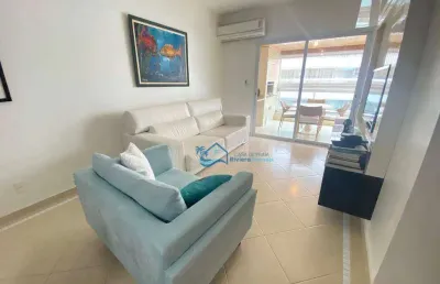 Apartamento com 3 dormitórios à venda, 110 m² por r$ 2.800.000,00 - riviera - módulo 7 - bertioga/sp