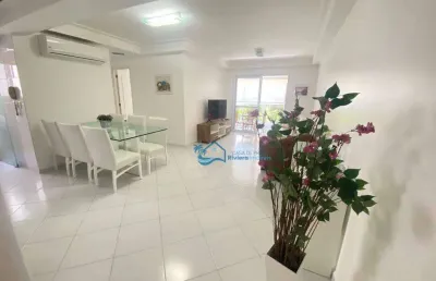 Apartamento com 3 dormitórios para alugar, 106 m² por r$ 2.000,00/dia - riviera módulo 2 - bertioga/sp