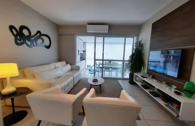 Apartamento com 3 dormitórios para alugar, 138 m² por r$ 3.800,00/dia - riviera - módulo 8 - bertioga/sp