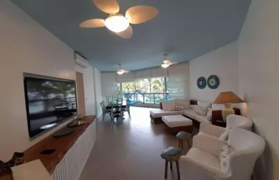 Apartamento com 4 dormitórios para alugar, 169 m² por r$ 3.000,00/dia - riviera módulo 2 - bertioga/sp