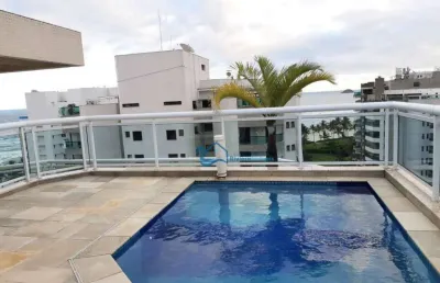 Cobertura com 4 dormitórios à venda, 223 m² por r$ 5.850.000,00 - riviera módulo 6 - bertioga/sp