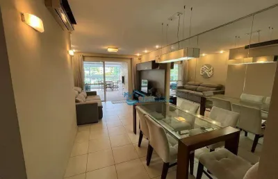 Apartamento com 3 dormitórios à venda, 121 m² por r$ 2.560.000,00 - riviera de são lourenço - bertioga/sp