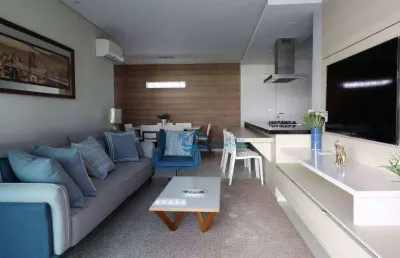 Apartamento com 3 dormitórios à venda, 126 m² por r$ 3.000.000 - riviera - módulo 8 - bertioga/sp