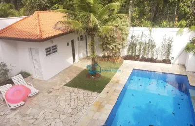 Casa com 4 dormitórios para alugar, 300 m² por r$ 4.800,00/dia - riviera módulo 21 - bertioga/sp