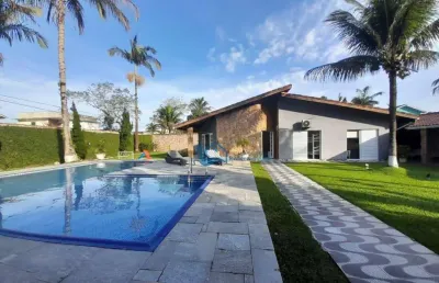 Casa com 3 dormitórios à venda, 250 m² por r$ 1.920.000,00 - jardim  são lourenço - bertioga/sp