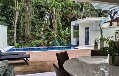 Casa com 5 dormitórios à venda, 553 m² por r$ 5.800.000,00 - riviera módulo 18 - bertioga/sp