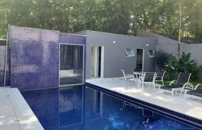 Casa com 5 dormitórios, 370 m² - venda por r$ 5.000.000,00 ou aluguel por r$ 6.000,00/dia - riviera módulo 18 - bertioga/sp