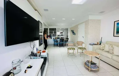 Apartamento com 3 dormitórios para alugar, 132 m² por r$ 3.400,00/dia - riviera - módulo 8 - bertioga/sp