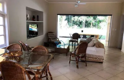 Casa com 5 dormitórios para alugar, 250 m² por r$ 2.400,00/dia - riviera - módulo 30 - bertioga/sp