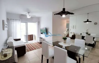 Apartamento com 3 dormitórios para alugar, 90 m² por r$ 1.900/dia - riviera - módulo 7 - bertioga/sp