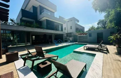 Casa com 6 dormitórios à venda, 500 m² por r$ 12.500.000,00 - riviera módulo 17 - bertioga/sp