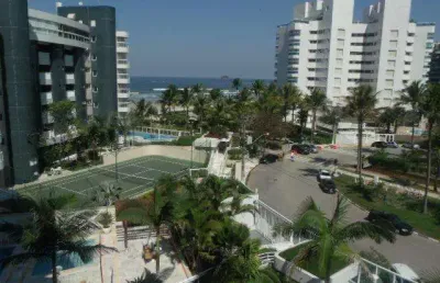 Apartamento com 4 dormitórios para alugar, 199 m² por r$ 25.000,00/mês - riviera módulo 7 - bertioga/sp