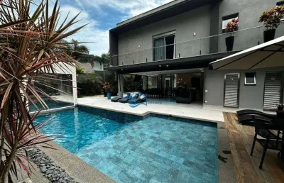 Casa com 5 dormitórios à venda, 416 m² por r$ 13.900.000,00 - riviera módulo 12 - bertioga/sp